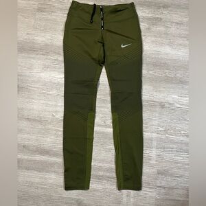 Nike Dark Green Dri-Fit Leggings size small